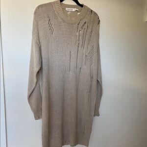 Isabel Marant Distressed Tan Sweater